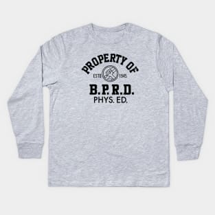 HELLBOY - B.P.R.D. PHYS. ED. - 3.0 Kids Long Sleeve T-Shirt